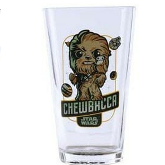 Funko Star Wars Chewbacca Exclusive Pint Glass Wookie Theme NIB - Picture 2 of 7